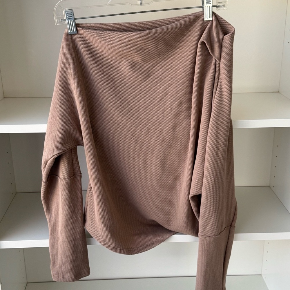 FREE PEOPLE Fuji Long Sleeve Waffle Knit Thermal Top - Picture 6 of 7
